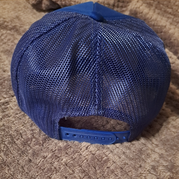 Vintage Diet Pepsi Snap Back Trucker hat.  Blue excellent condition - Picture 3 of 5